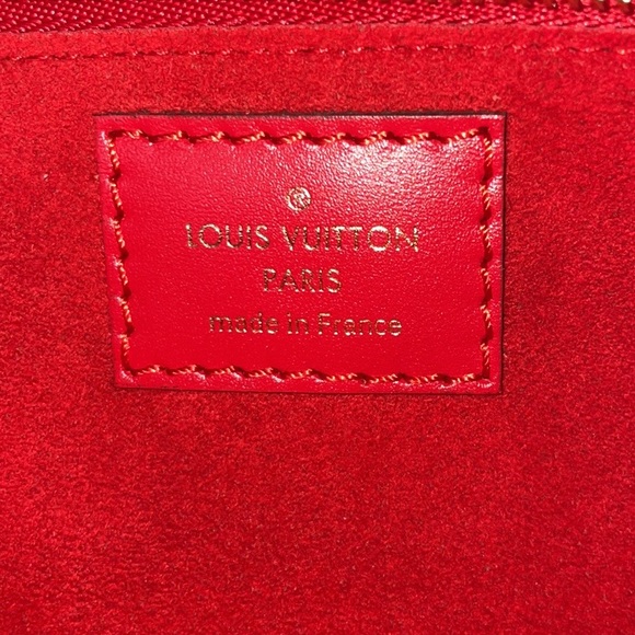 New Louis Vuitton Limited Edition Damier Denim Mono Patchwork Elizabeth Pouch - Picture 9 of 13